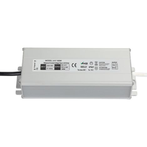 100-w-schaltnetzteil, Wasserdicht (ip67), Led-netzteil, Ac 85–265 V, Us-standardausgang 24 V