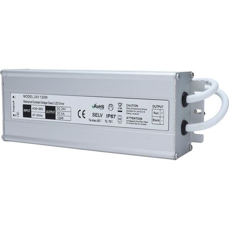 120-w-schaltnetzteil, Wasserdicht (ip67), Led-netzteil, Ac 85–265 V, Us-standardausgang 24 V