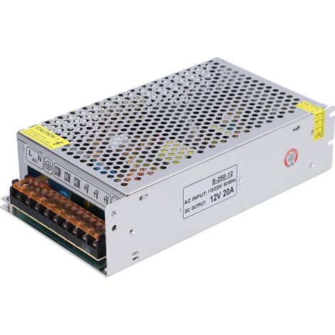 Jyio Dc-schaltnetzteil 110/220 V Für Led-streifen-überwachungsadapter, Leistungstransformator S-250-12