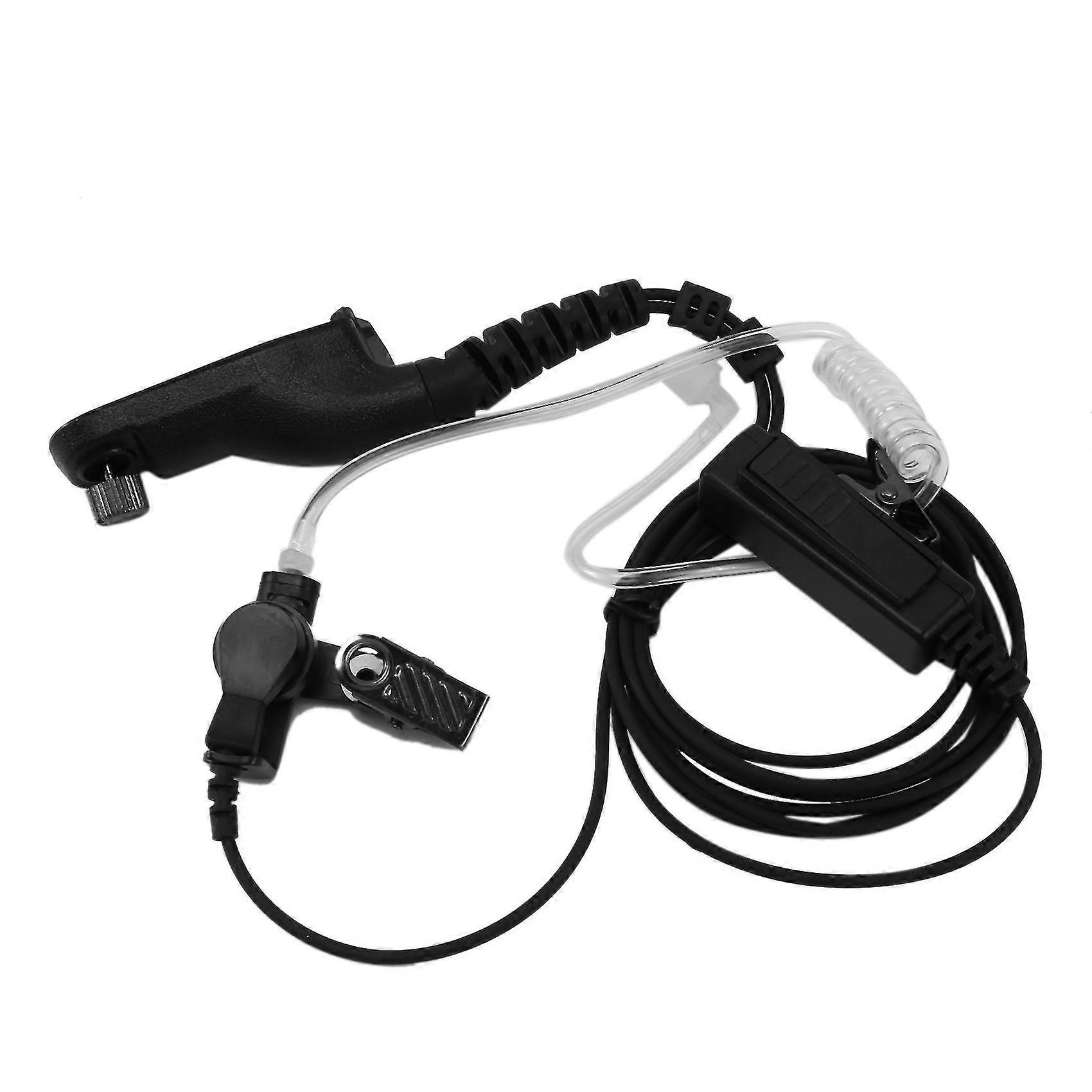 Fbi Air Acoustic Tube Ohrhörer Ptt Mic Headset Für Xir P8668 P8268 Apx 7000 Xpr 6500 Xpr 6550 Walki