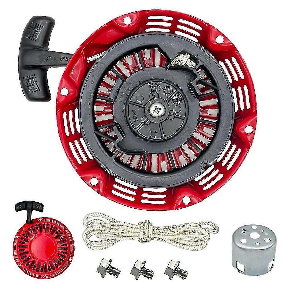 Gx160 Pull Start Assembly Gx120 Gx200 Recoil Starter Pull Rope String Mit Pully Cup Für Honda Rolai
