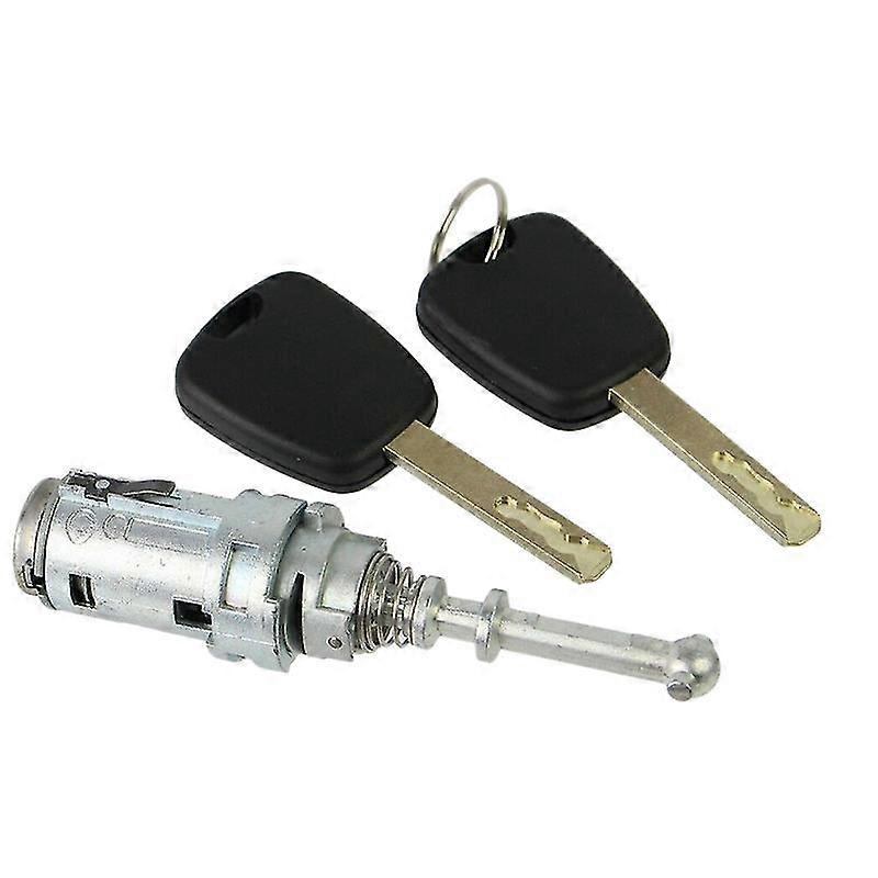 Auto Vorne Links Weißer Türschlosszylinder Für C2 C3 2002–2010 Mit 2 Schlüsseln 9170t9 9170w9 9170t5 256924