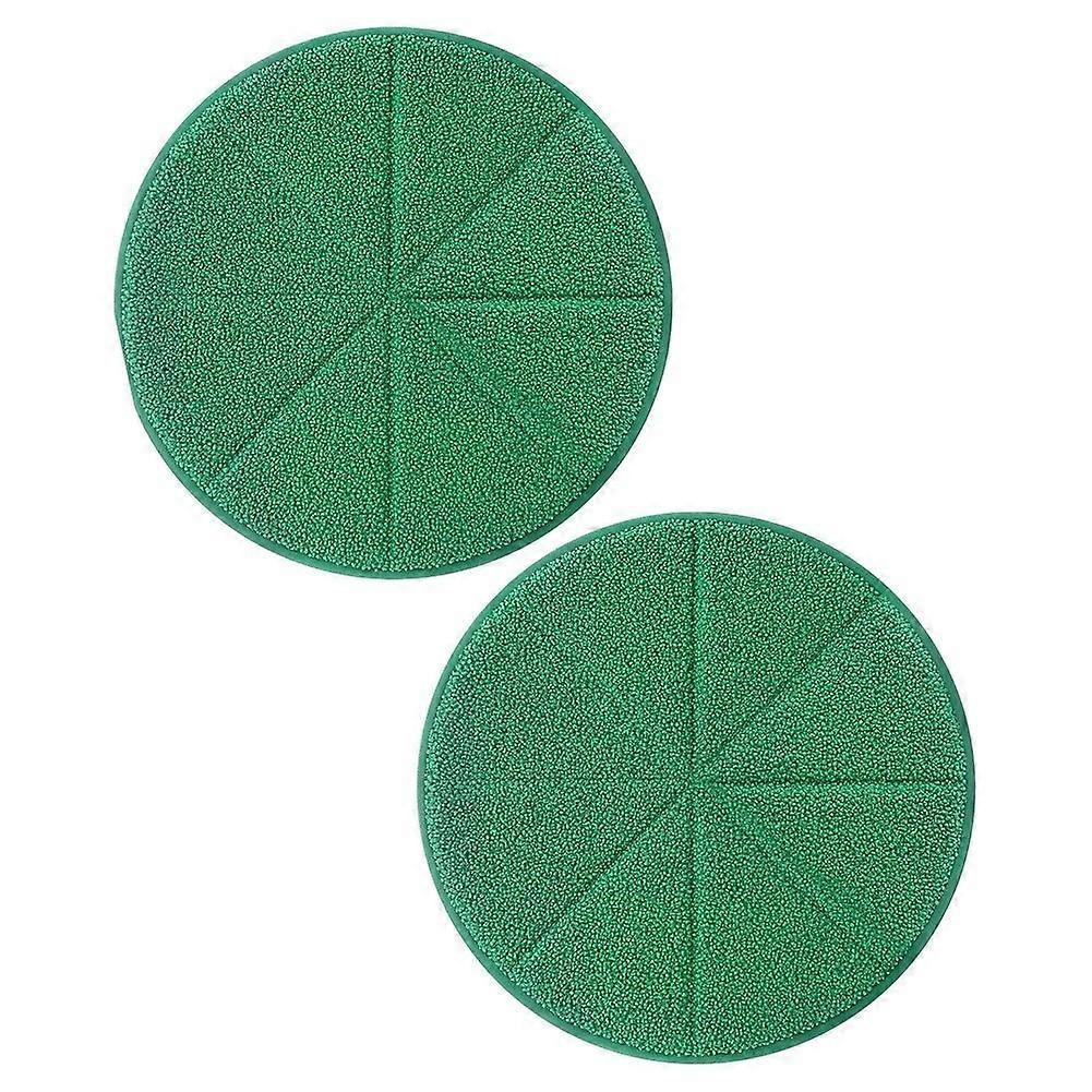 Set Mit 2 30 Cm (12 Zoll) Mikrofaser-polierpads Für Die Einzelbürsten Oreck Orbiter Orb550mc, Orb700mb Und Orb600mw.
