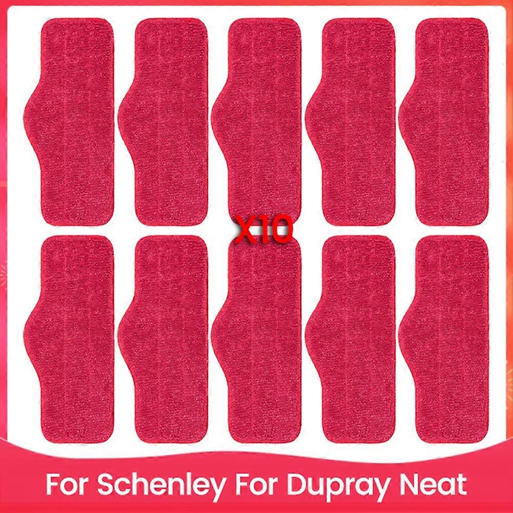 Packung Mit 10 Mikrofaser-ersatztüchern Für Den Schenley 7-in-1-dampfmopp, Geeignet Für Alle Bodenarten.