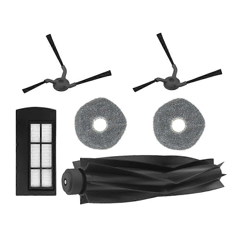 6-teiliges Ersatzset Für Den Roboterstaubsauger Eufy X9 Pro: Rotierende Bürste, Seitenbürsten, Waschbarer Filter Und Reinigungstücher.
