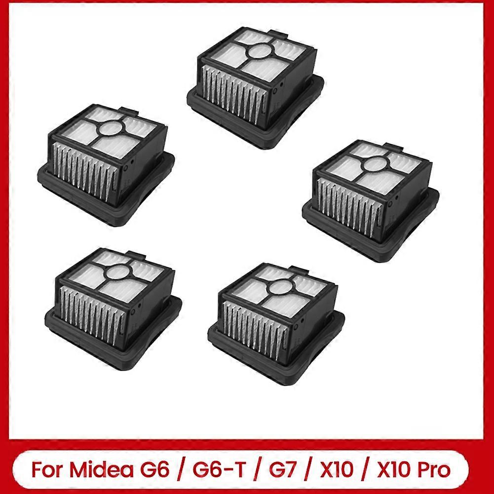 Set Mit 5 Waschbaren Hepa-filtern Für Die Scheuersaugmaschine Midea G6 / G6-t / G7 / X10 / X10 Pro