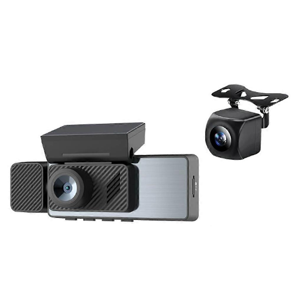 3,16-zoll-dashcam Mit 3 Hd-objektiven, Dvr-videorecorder Und Mini-dashcam.