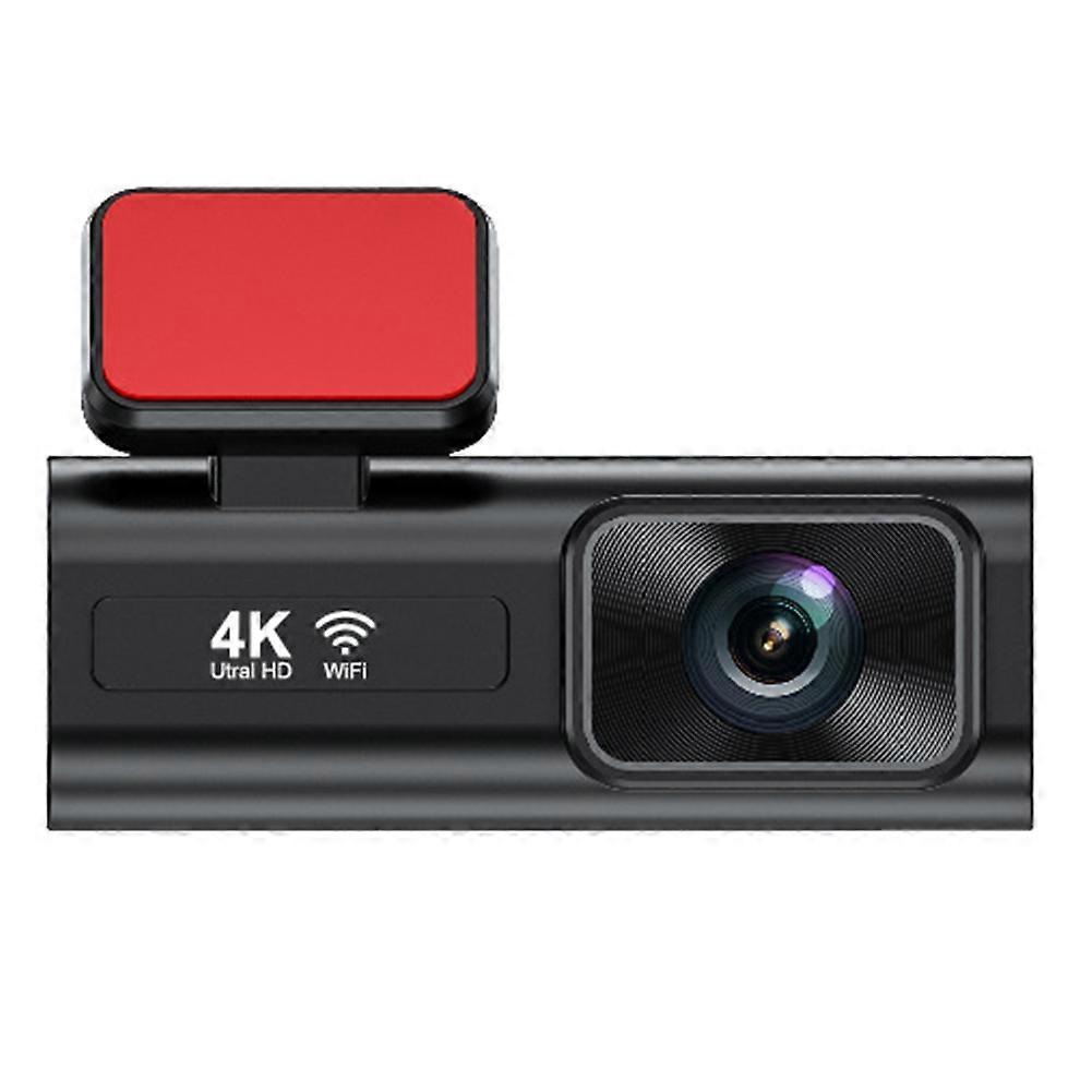 Mini-4k-wlan-auto-dashcam, 1080p-doppelobjektiv Vorne Und Hinten, Nachtsicht, Parküberwachungsmodus, Integrierte Sicherheitskamera.