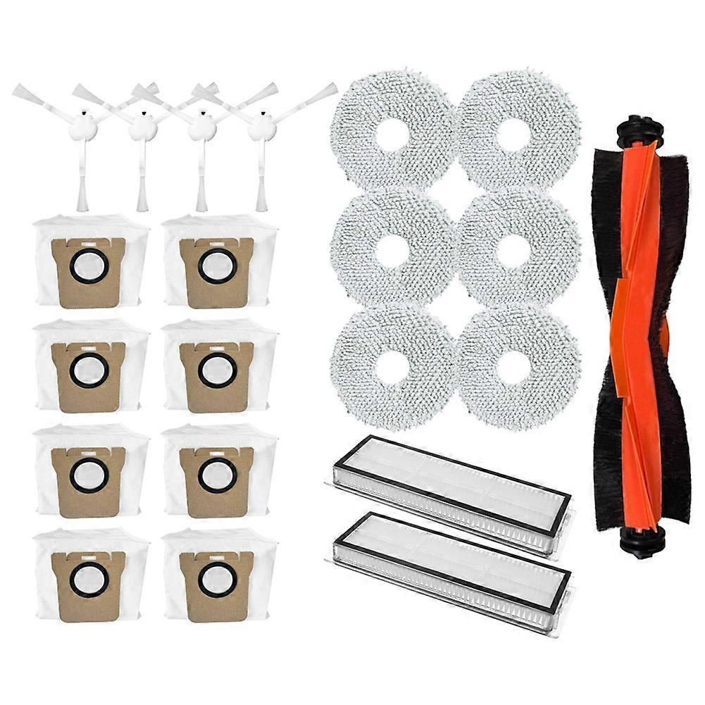21-teiliges Set Inklusive Bürste, Hepa-filter, Mopp Und Staubbeutel, Kompatibel Mit Xiaomi X20+/x10+/x20 Plus/x10 Plus Staubsauger.ersatzteile Für Staubsauger.