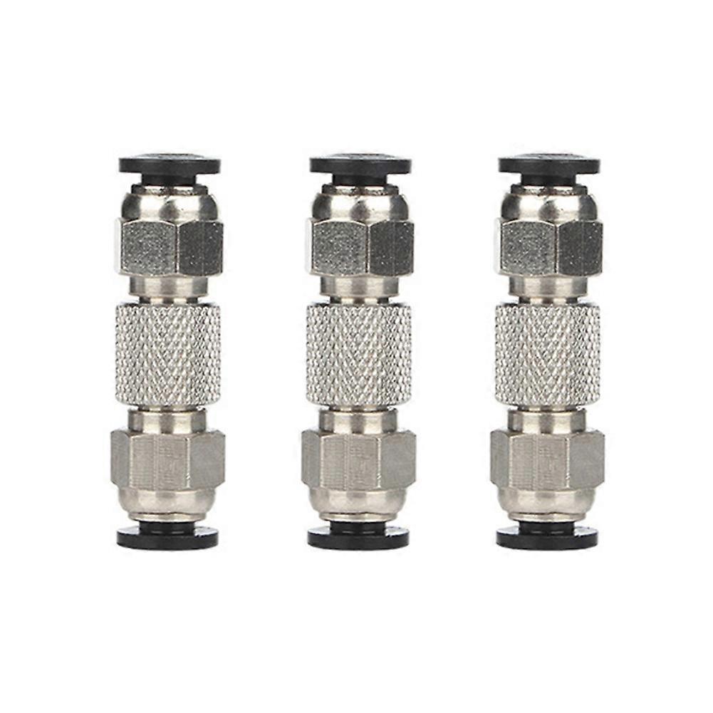 Packung Mit 3 Geraden Pneumatischen Anschlüssen Für Bambu Lab X1c P1p P1s 1,75 Mm Ptfe-filament-extruder (3d-drucker-ersatzteile).
