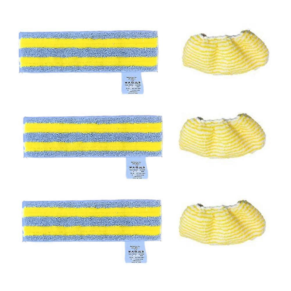 Packung Mit 6 Mikrofasertüchern Für Karcher Sc1 Sc2 Sc3 Sc4 Sc5 Dampfwischer – Ersatzteile Für Dampfreiniger – Wischer Und Bodenpads