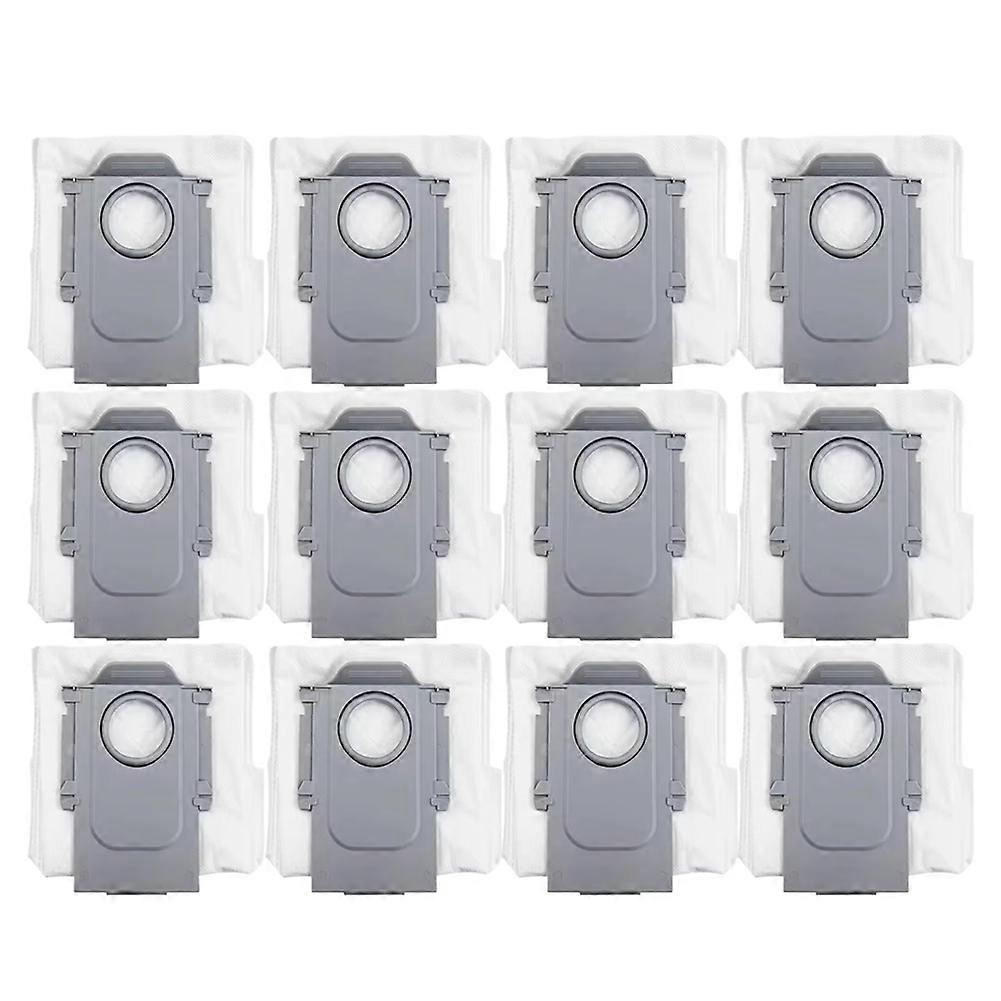 12er-pack Staubbeutel Für Roborock S7 Maxv Ultra S7 Pro Ultra Roboterstaubsauger, 3,6 L Großes Fassungsvermögen, Einweg-ersatzbeutel