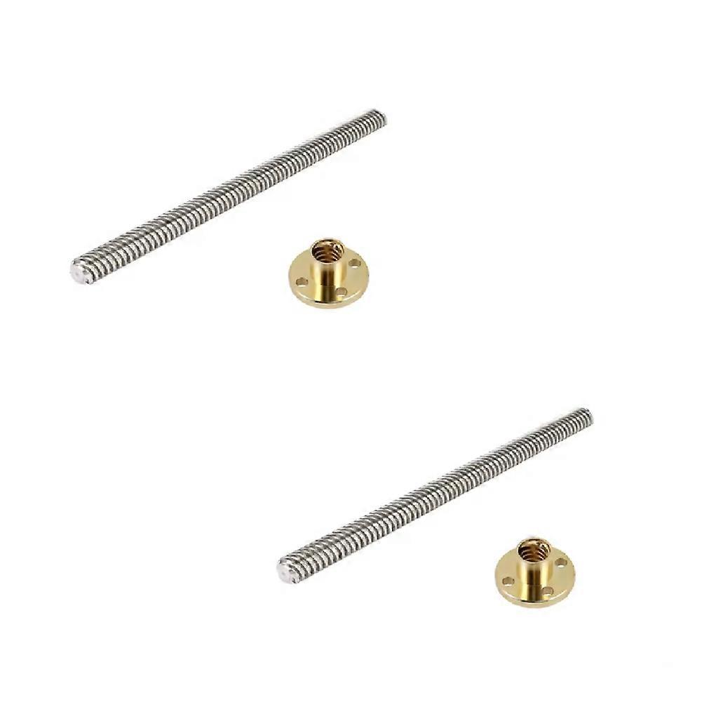 150 Mm T8-gewindespindel, Hohe Präzision, 8 Mm Steigung, 2 Mm Steigung, Für Cnc-fräser, Reibungsloser Und Leiser Betrieb, Langlebig, Für 3d-drucker