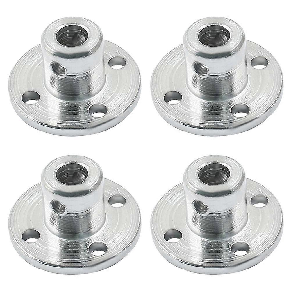 4 Stück 5 Mm Metallflansch-wellenkupplung, Starre Flanschkupplung Für Motoren, Führungswellen-achsenlager