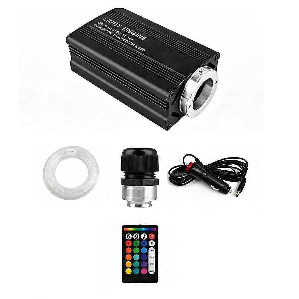 Auto Starry Sky Licht Auto Fiber Optic Lichter Atmosphäre Lampe Musik Steuerung Decke Lichter Rgb Auto Styling Diy 500 Stücke X 3 M