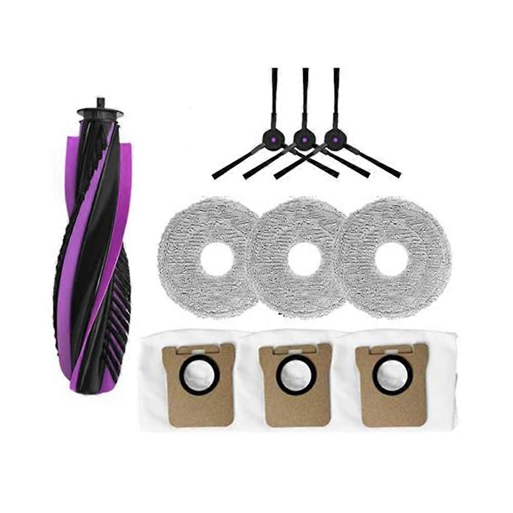 10er-pack Ersatzteile Für Jonr P20 Pro Roboterstaubsauger: Hauptbürste, Seitenbürste, Reinigungstuch Und Staubbeutel.