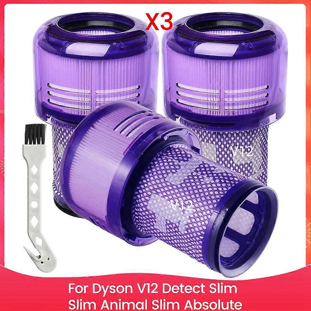 Packung Mit 3 Ersatzfiltern Für Die Staubsauger V12 Detect Slim, Slim Animal Und Slim Absolute (sv34/sv35).