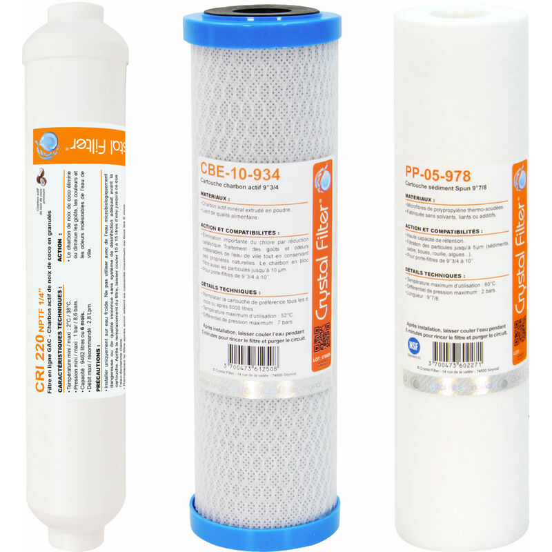 Filterkartuschenpaket Für Das Pallas® 4t Umkehrosmose-system