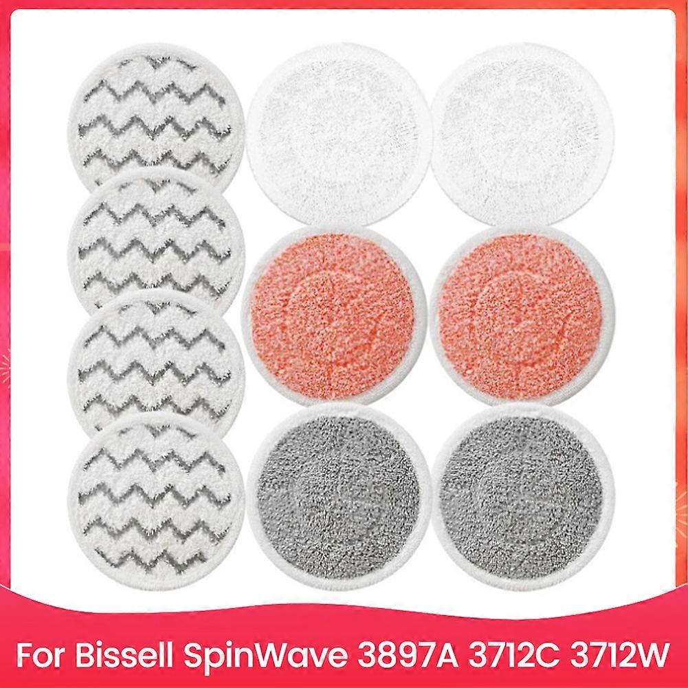 Packung Mit 10 Ersatztüchern Für Den Rotierenden Dampfwischer Bissell Spinwave 3897a, 3712 Und 3712w (referenz 1641112).