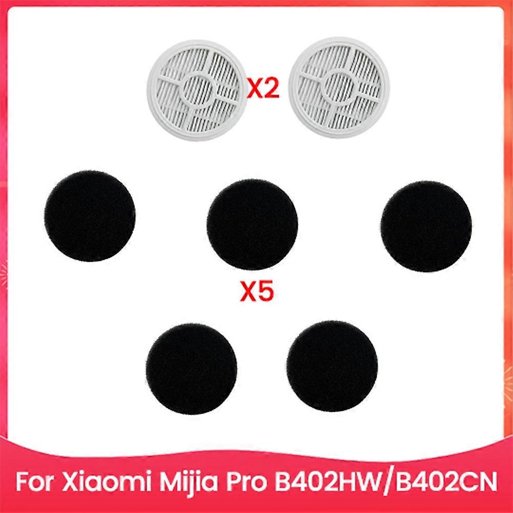 Kit Mit 7 Filtern Und Schwämmen, Kompatibel Mit Dem Xiaomi Mijia Pro B402hw B402cn Staubsauger (anti-milben-zubehör)