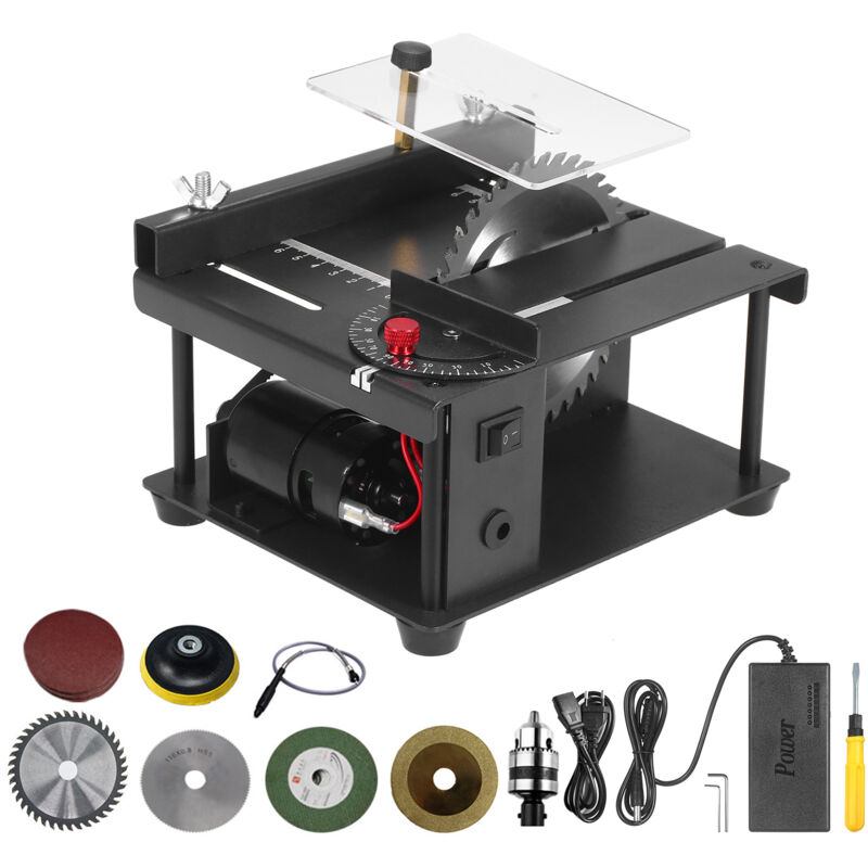Tischkreissäge, Mini-tischkreissäge, Elektrische Schneidemaschine, Mit Sägeblatt-schleifscheibe, 35 Mm Schnitttiefe