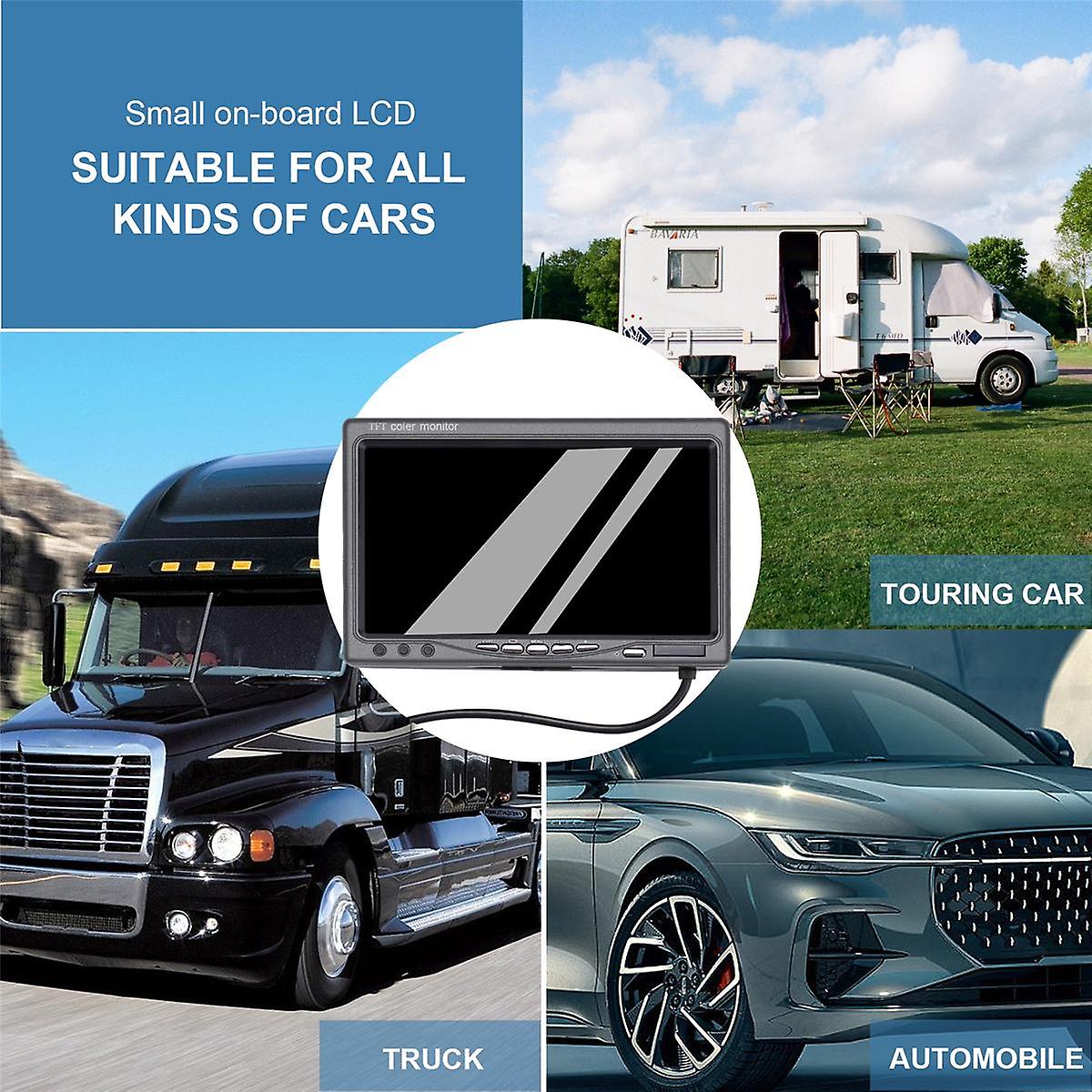 12v-24v 7-zoll-tft-lcd-farb-hd-monitor Für Auto-cctv-rückfahrkamera Electron Automobile