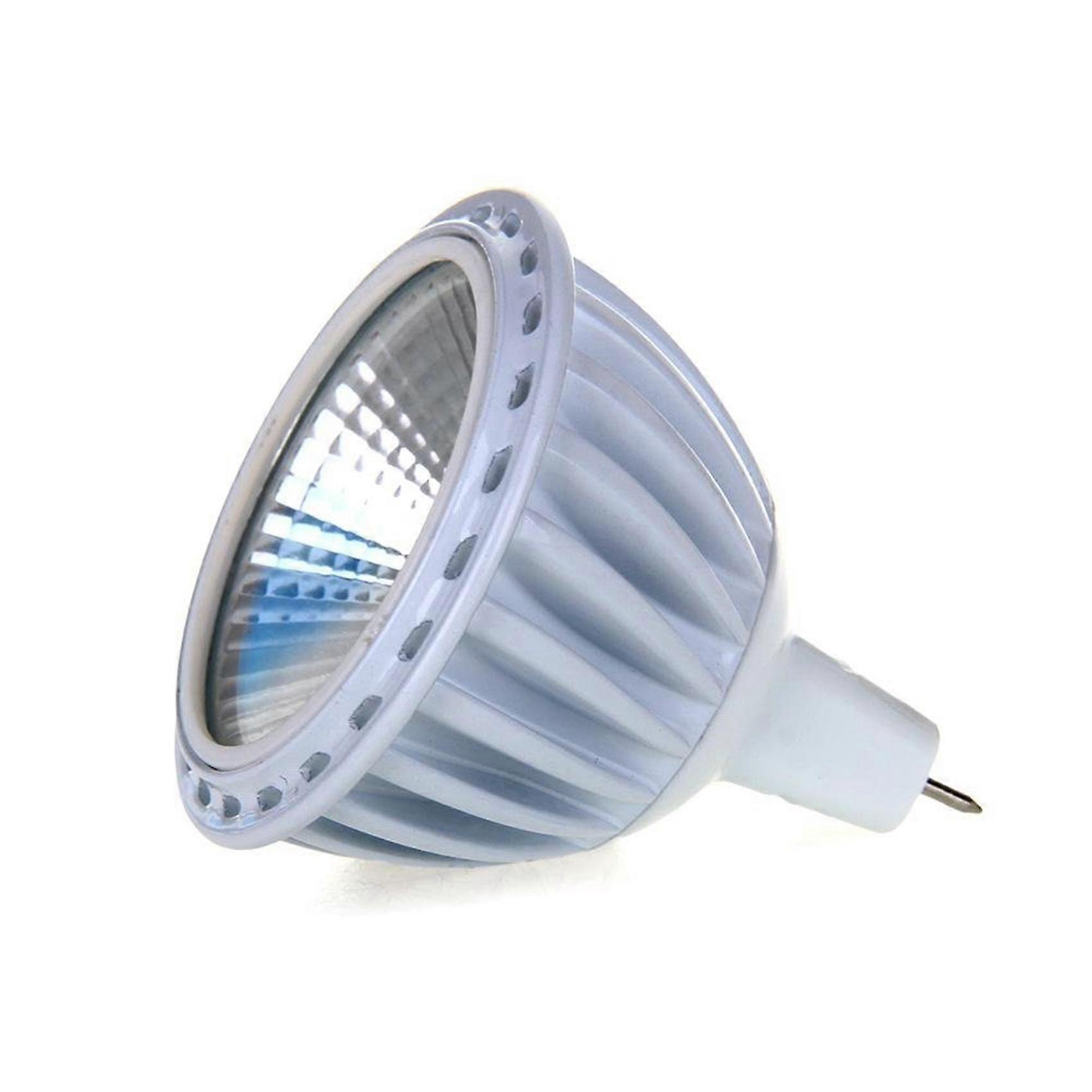 2x Gu5,3 / Mr16 6w Cob Led Lampe Spot Ampulle Ampulle 420lm 60 3000k Blanc Chaud Dc 12v