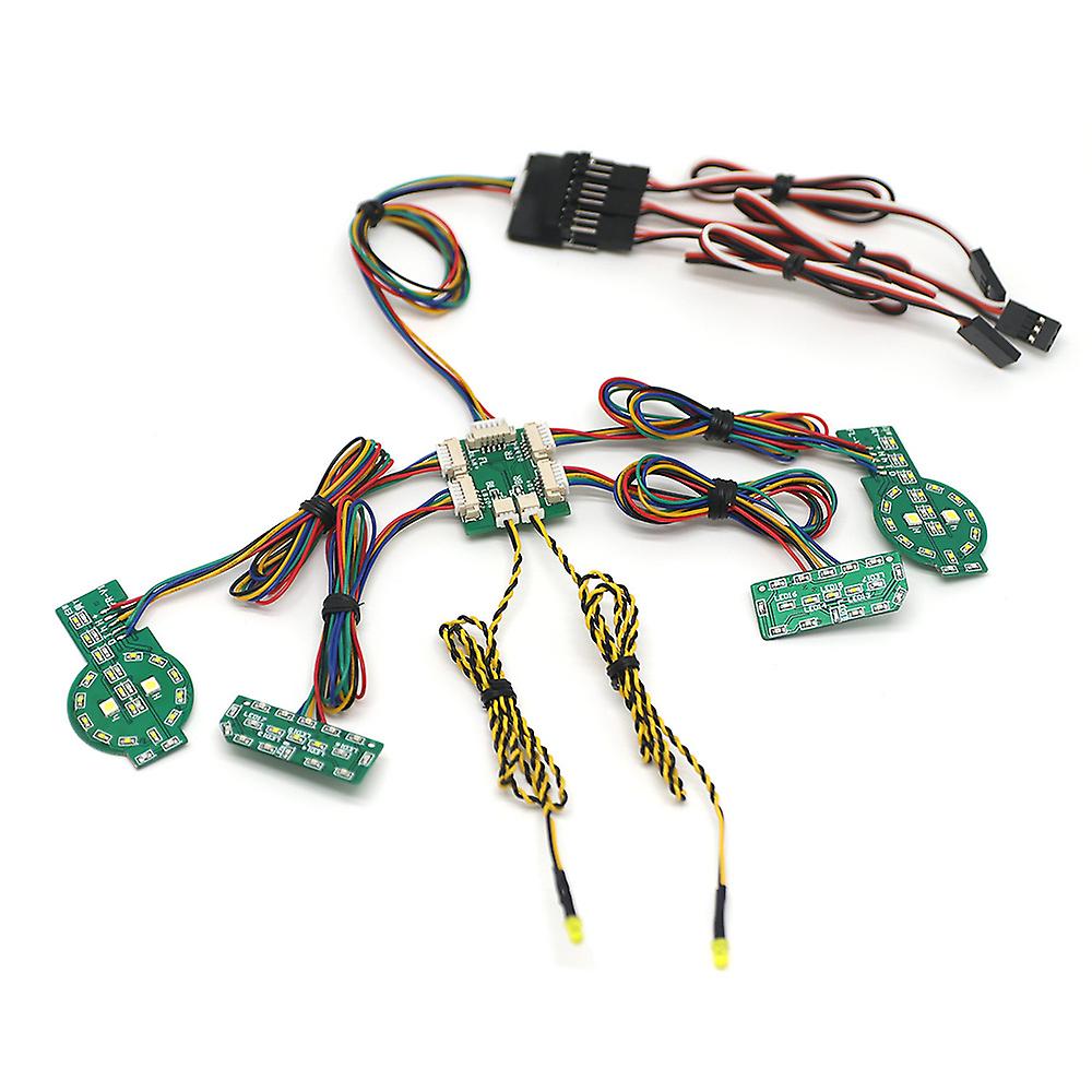 Vorder- Und Hintergestänge-beleuchtungssystem, Led-lichtgruppe Für -4 2021 1/10 Rc Crawler Car Upgrade-teile