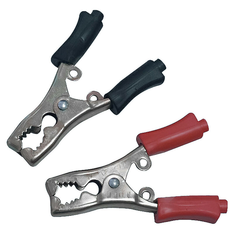 50-a-isoliertes Ladekabel (2 Klemmen) – Rot + Schwarz