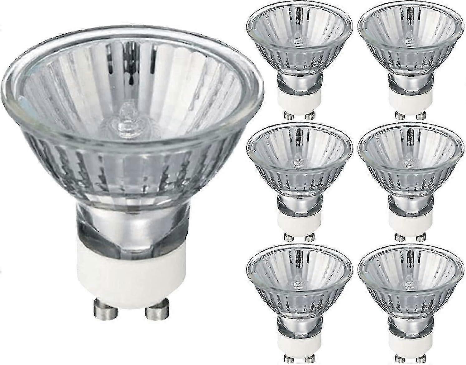 Set Mit 6 Dimmbaren Gu10-halogenlampen, 35 W, 240 V, 2700 K, Warmweiß (energieklasse G)