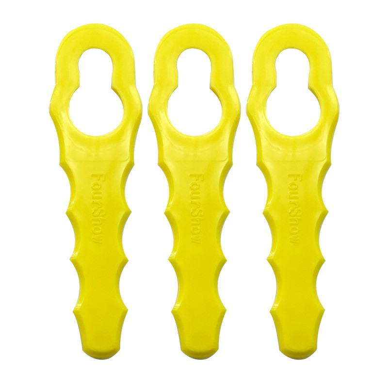 100er-pack Ersatzklingen, Kompatibel Mit Ryobi-fadentrimmer, Doppelt Gezahnte Klingenköpfe Rac155 Rac157 Rac158