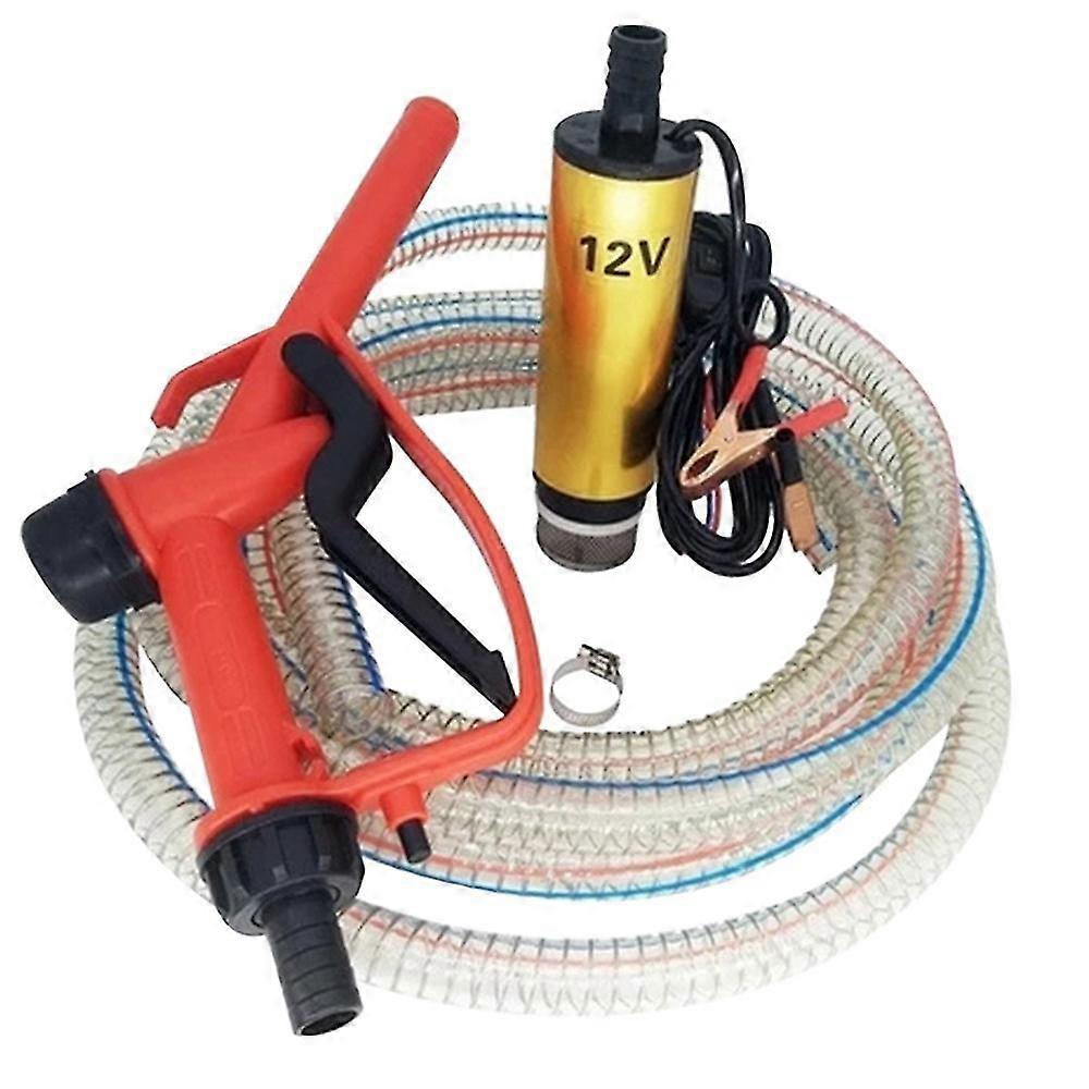 Dc 12 V Ölpumpe, Elektrische Ölpumpe, Betankungsdüsen-set, Elektrische Tauchölpumpe Mit 5 M Schlauch A