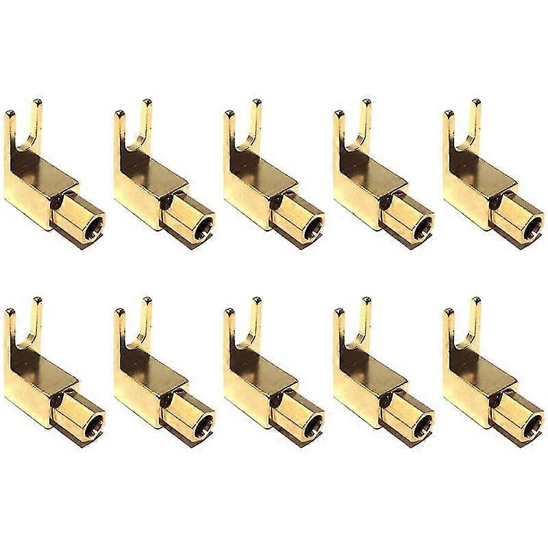 Rechtwinklige Spatengabel Und Polklemme – 4-mm-bananensteckerbuchse – Spatengabelanschluss Für Lautsprecher Und