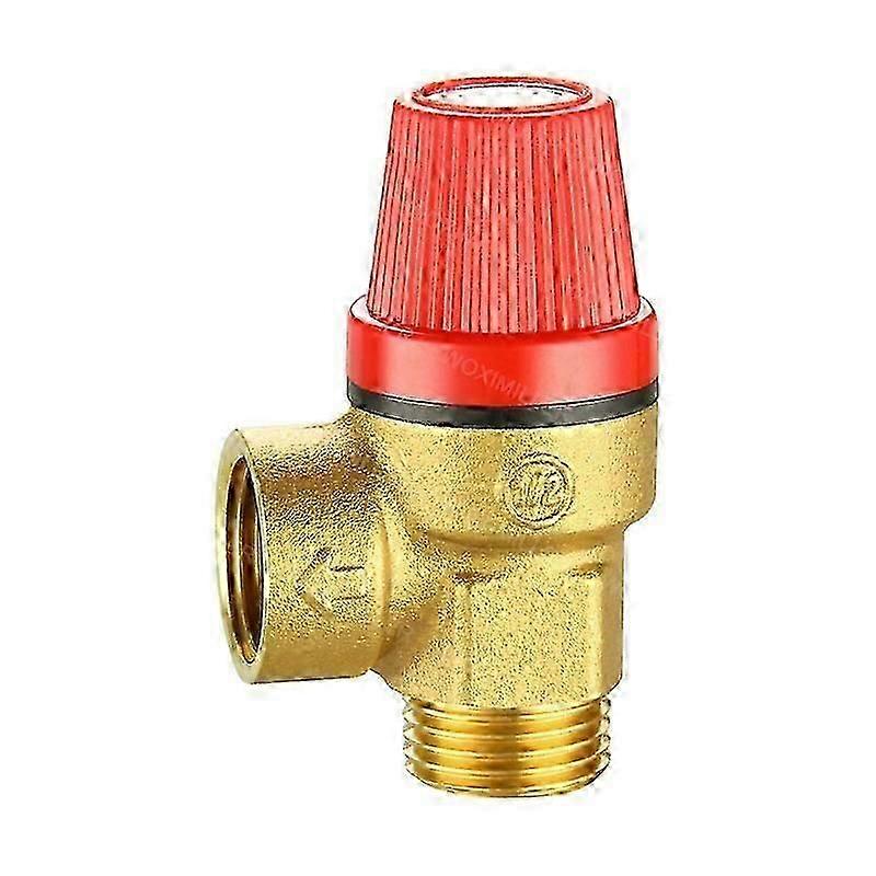 Überdruckventile Mit 1/2-zoll-außengewinde – Sicherheitsventil Für Wasser/öl/gas Aus Messing (5 Bar)