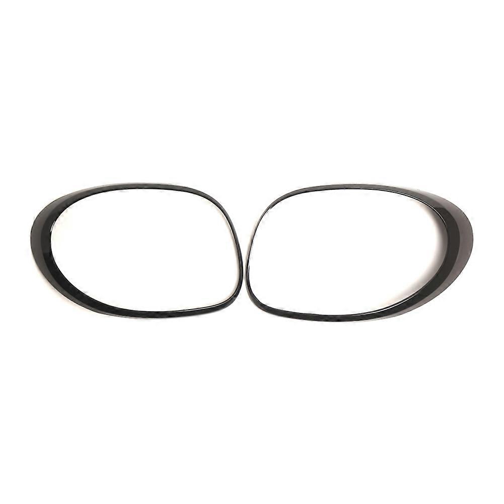 1 Paar Glänzend Schwarze Rücklichtblendenabdeckungen Für Fiat 500l 2014–2020 68235995aa 68235996aa
