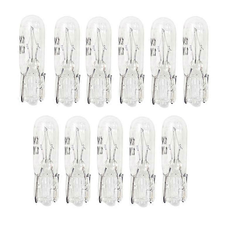 100pcs T5 286 Base Miniature Bulb For License Plate Light Side Marker Automotive Interior Das