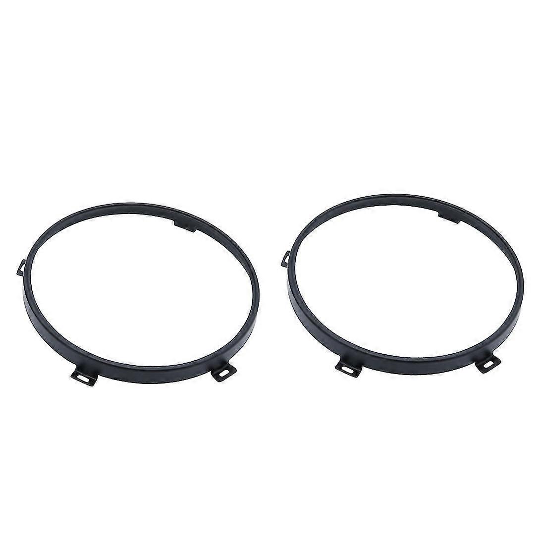 7 Zoll Runder Scheinwerfer-montagehalterungsring, Zubehör Für Wrangler Jk 2007–2017, Schwarz, 2 Stück