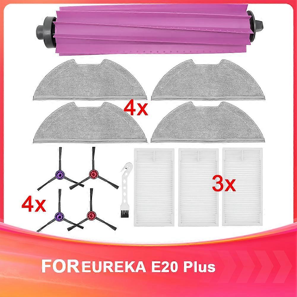 Zubehör Für Eureka E20 Plus Roboterstaubsauger: Ersatzteile, Hauptbürste, Reinigungstuch, Seitenbürsten, Filter