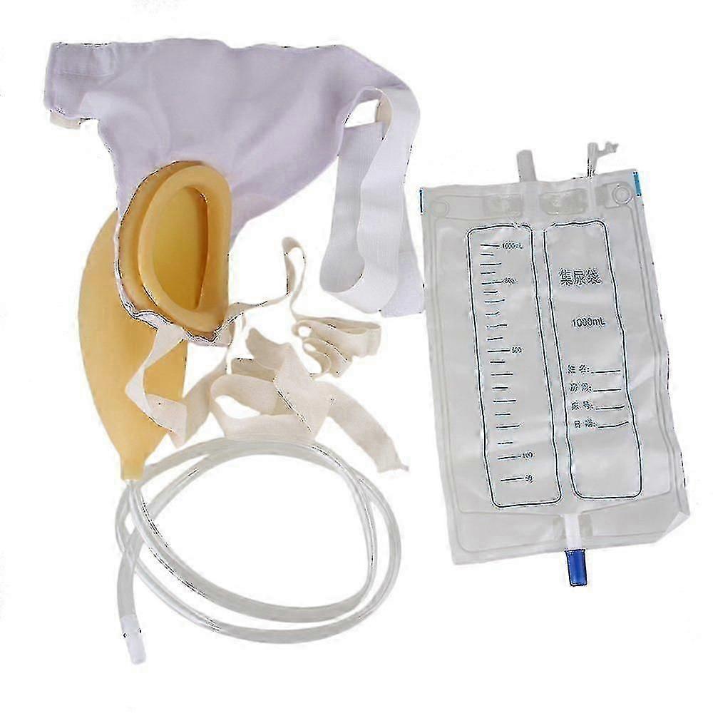 Für Anti-spritzer Bt-4 Tragbarer Urinal-urin-sammelbeutel 1000 Ml Für Den Mann Einfache Verwendung Thl