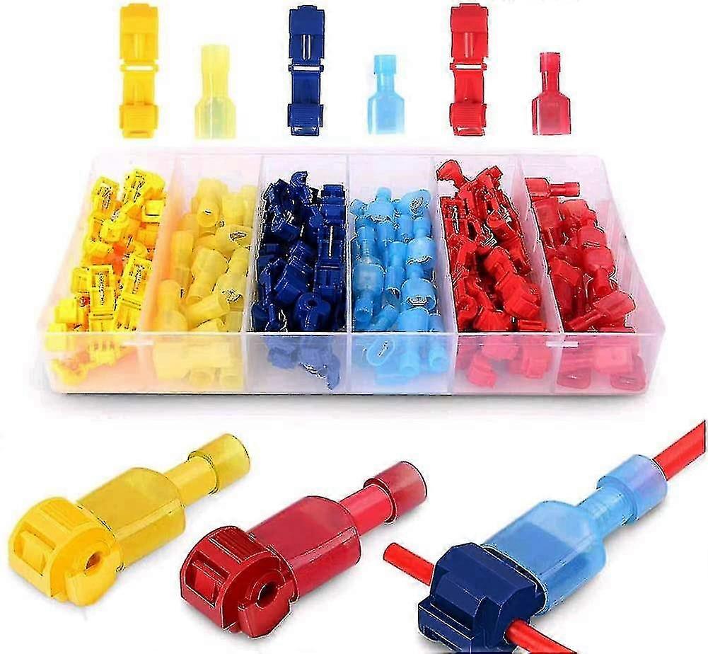Schnellverbinder-t-abzweigverbinder- Und Flachstecker-kit Für 10-24 Awg Quick