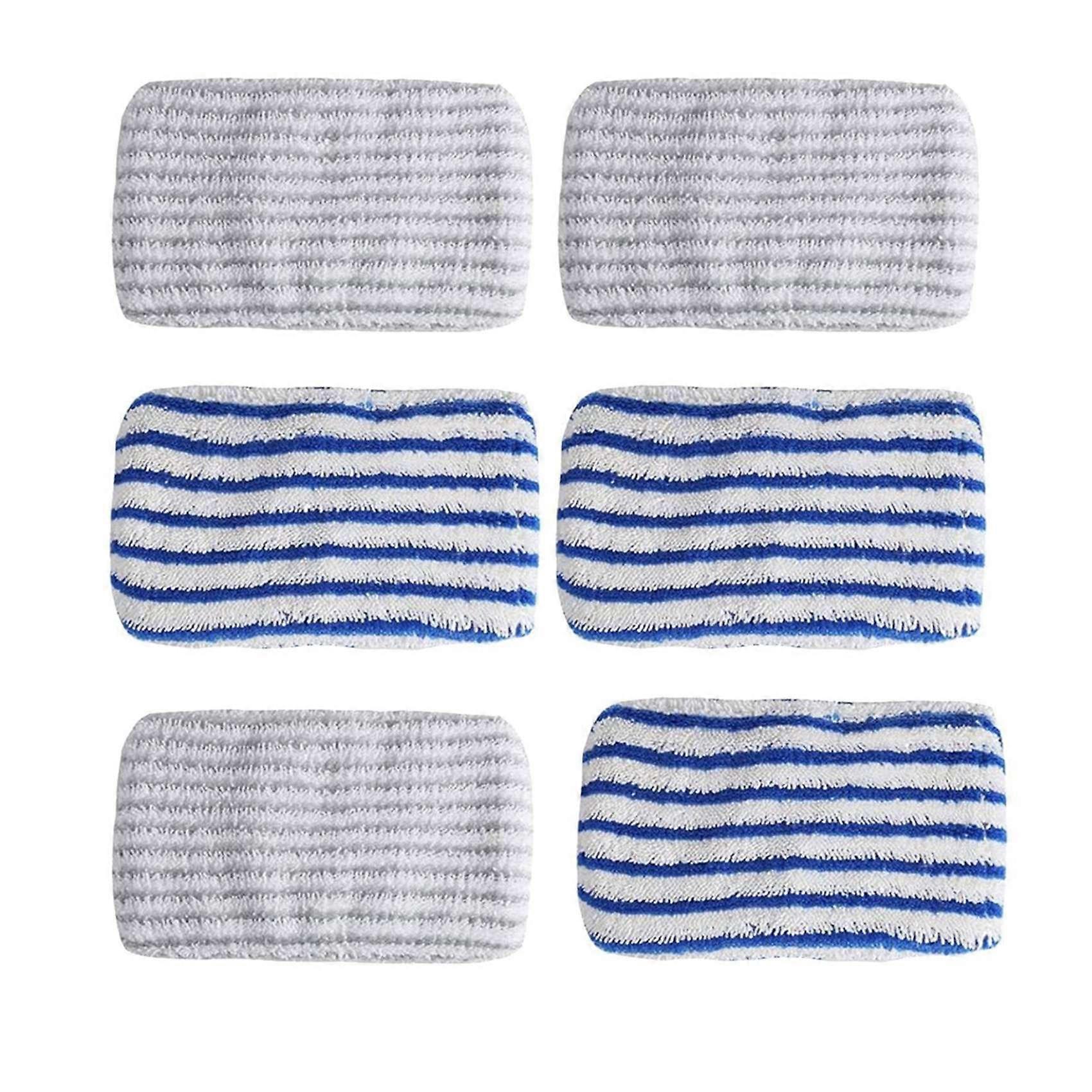 Set Mit 6 Mikrofaser-ersatztüchern Für Das Clean& Zr005801-zubehör, Waschbar Und Wiederverwendbar