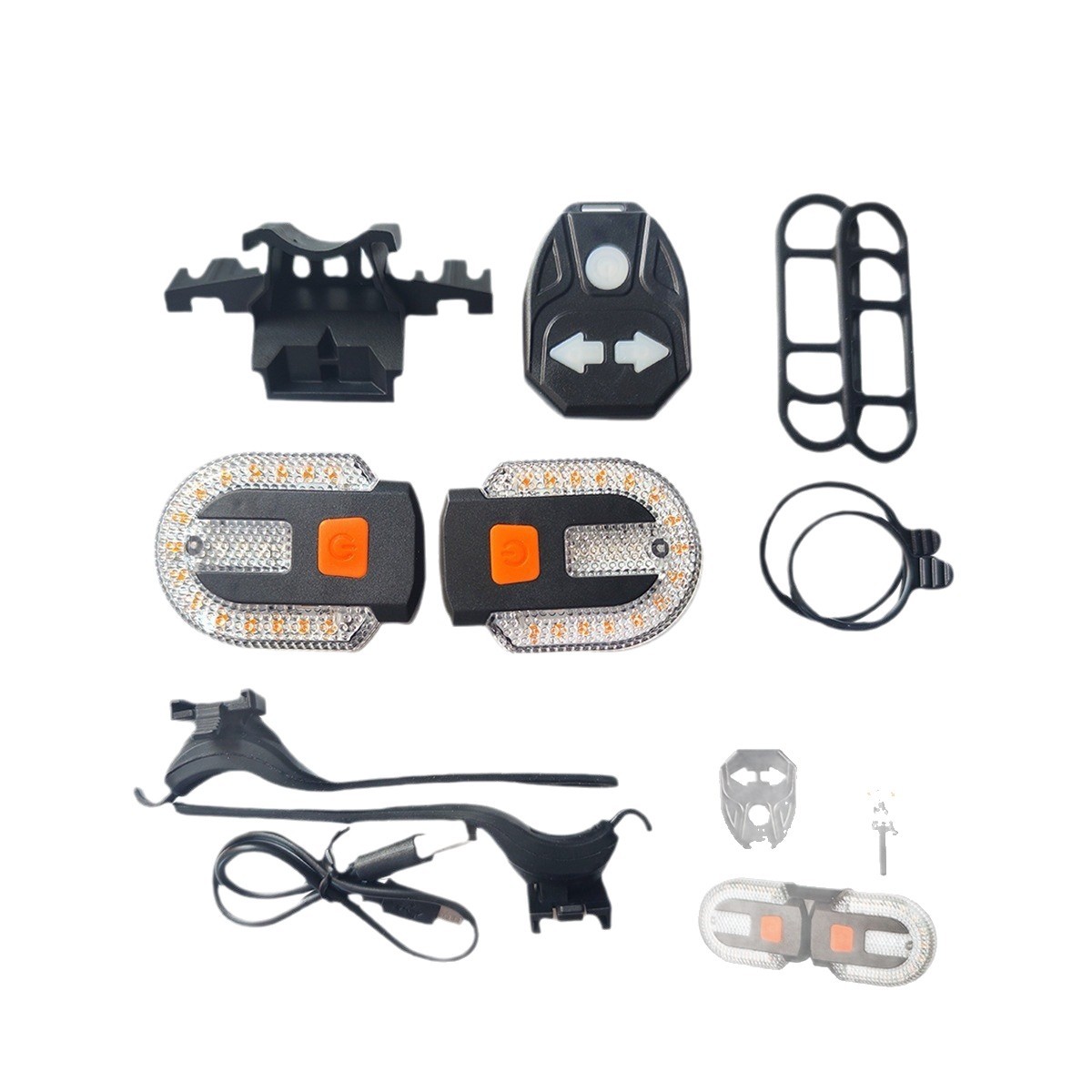 Fahrrad Rücklicht Usb Rechargebar Mit Blinker & Hupe, Bremslicht & Warnblinkfunktion Für Fahrrad, E-scooter, Mtb - Sicherheitsausrüstung
