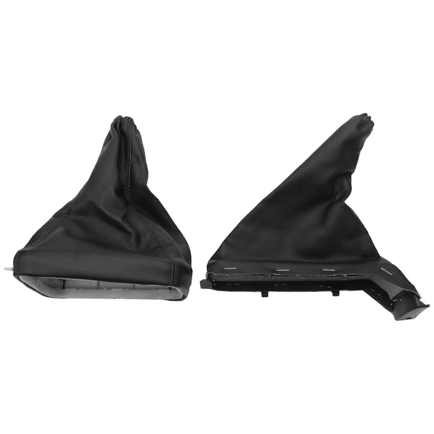 2 Stücke Auto Handbremse Schaltmanschette Gaitor Pu Leder Schwarz Für Opel G Zafira A 1998-2004