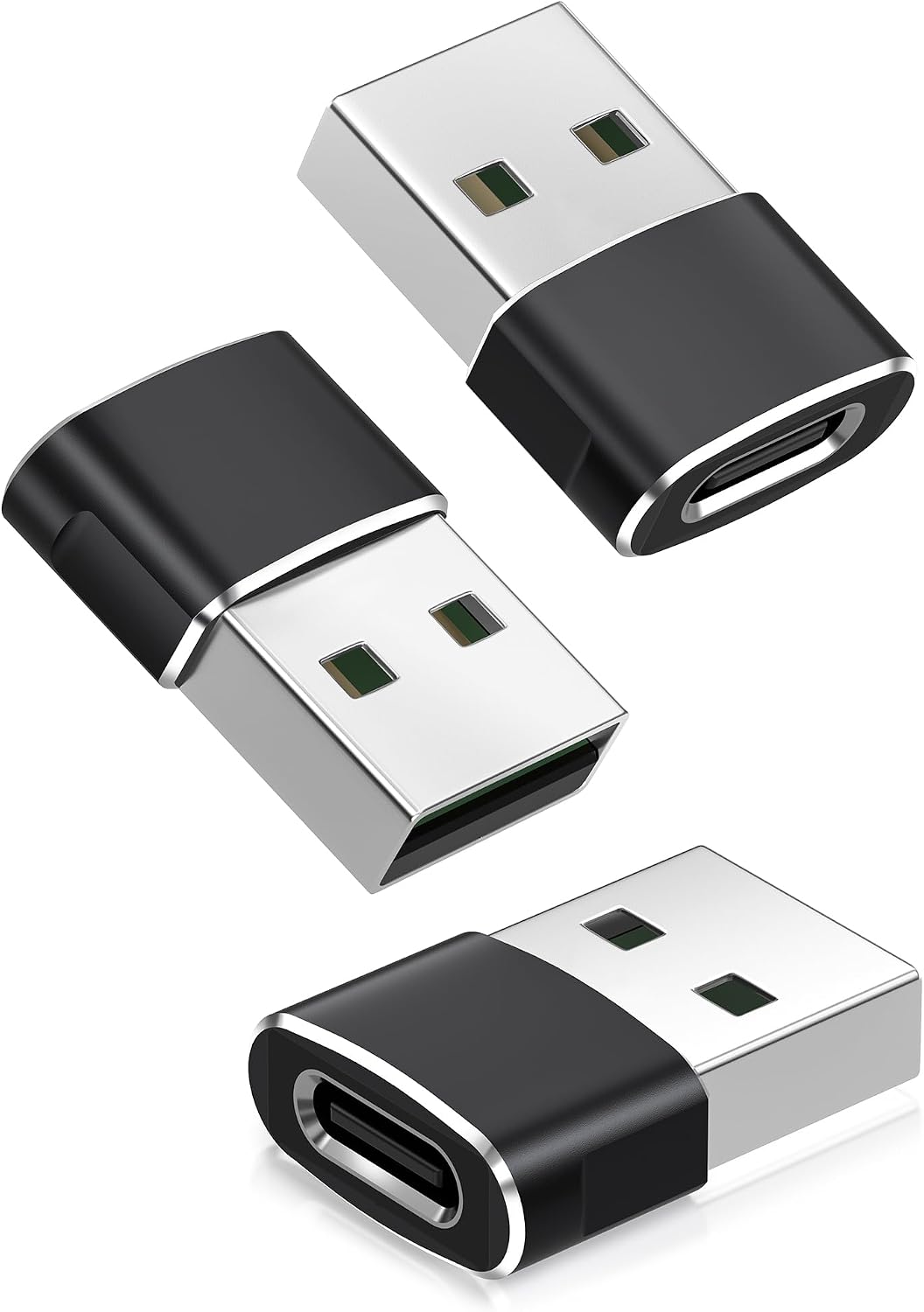 Usb-c-buchse Auf Usb-a-stecker-adapter (3er-pack), Typ-c-auf-usb-a-ladegerät Für Apple Watch 7, Iphone 11, 12, 13 Pro Max, Se 3, 14, Ipad Air 5, Mini 6, 8