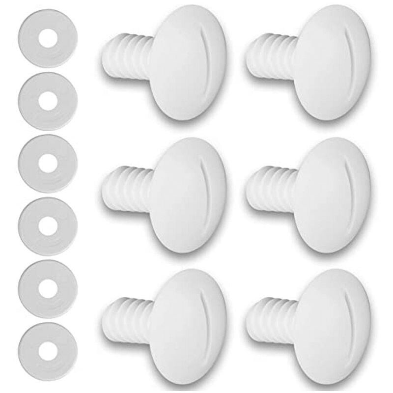 6-teiliges Polaris C-55 Poolreiniger-kunststoffnabenschrauben-set 180/280 Ersatzteile