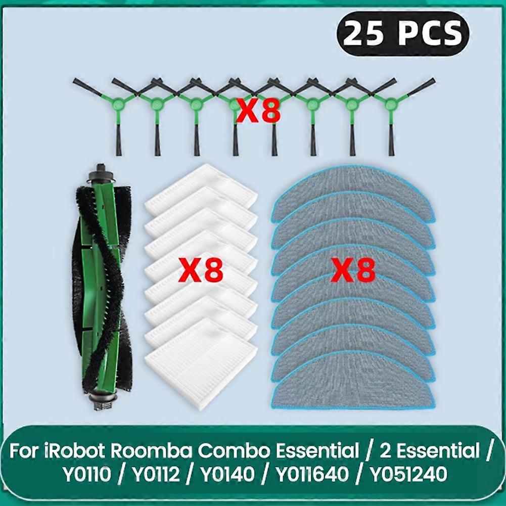 Hauptseitenbürstenfilter Für Irobot Roomba Combo Essential/2 Essential/y0110/y0112/y0140/y011640/y051240 Staubsauger