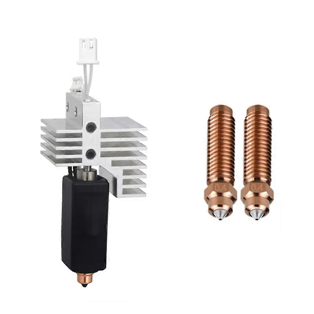 Hotend-düsen-set Für Elegoo Centauri Carbon, Abnehmbarer Heizblock, Düse Aus Gehärtetem Chrom-zirkonium-kupfer-stahl