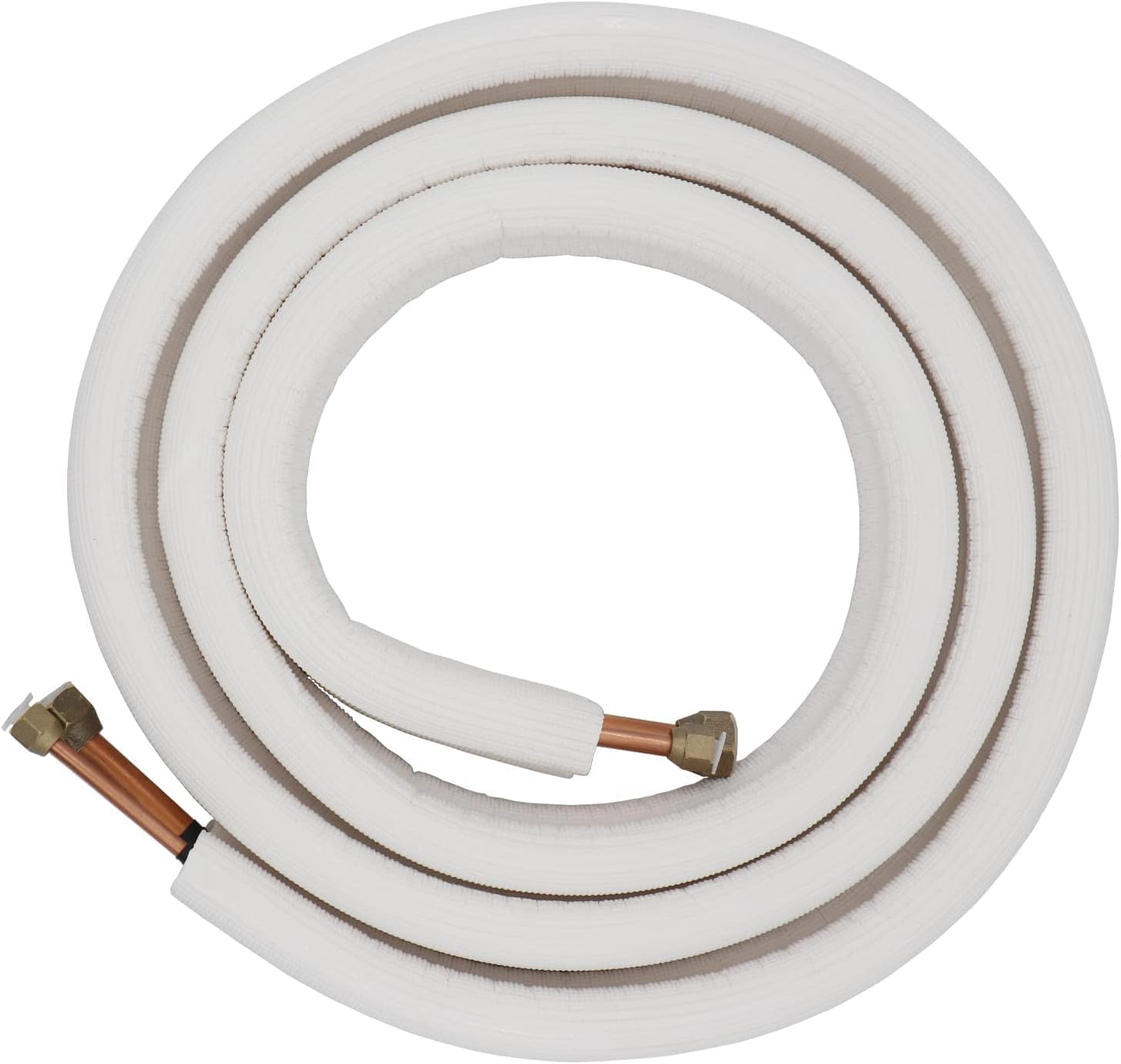 Mini-split-rohrleitungsset: 1/4"- Und 3/8"-isoliertes Kupfer- Und Aluminiumkabelset – 16 Fuß Kupfer- Und Aluminiumrohr, Mini-split-klimaanlage (1/4" + 3/8")