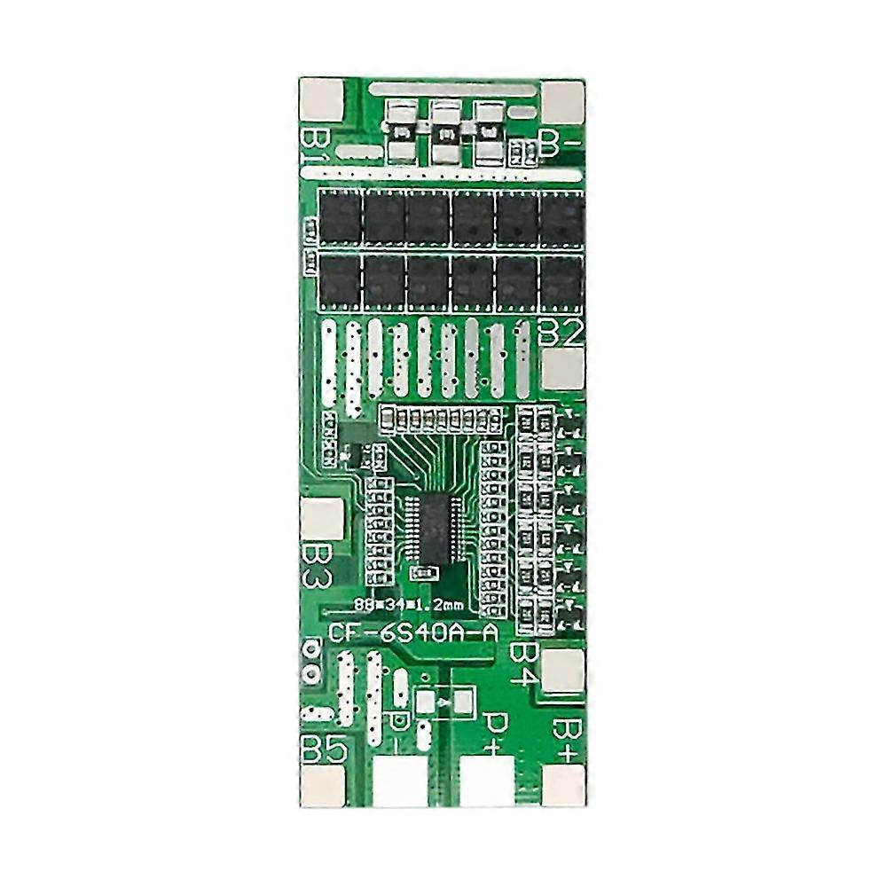 24v 6s 40a 18650 Lithium-ionen-akku Solarschutz-beleuchtungsplatine Bms Pcb Mit Balance Von Scooter