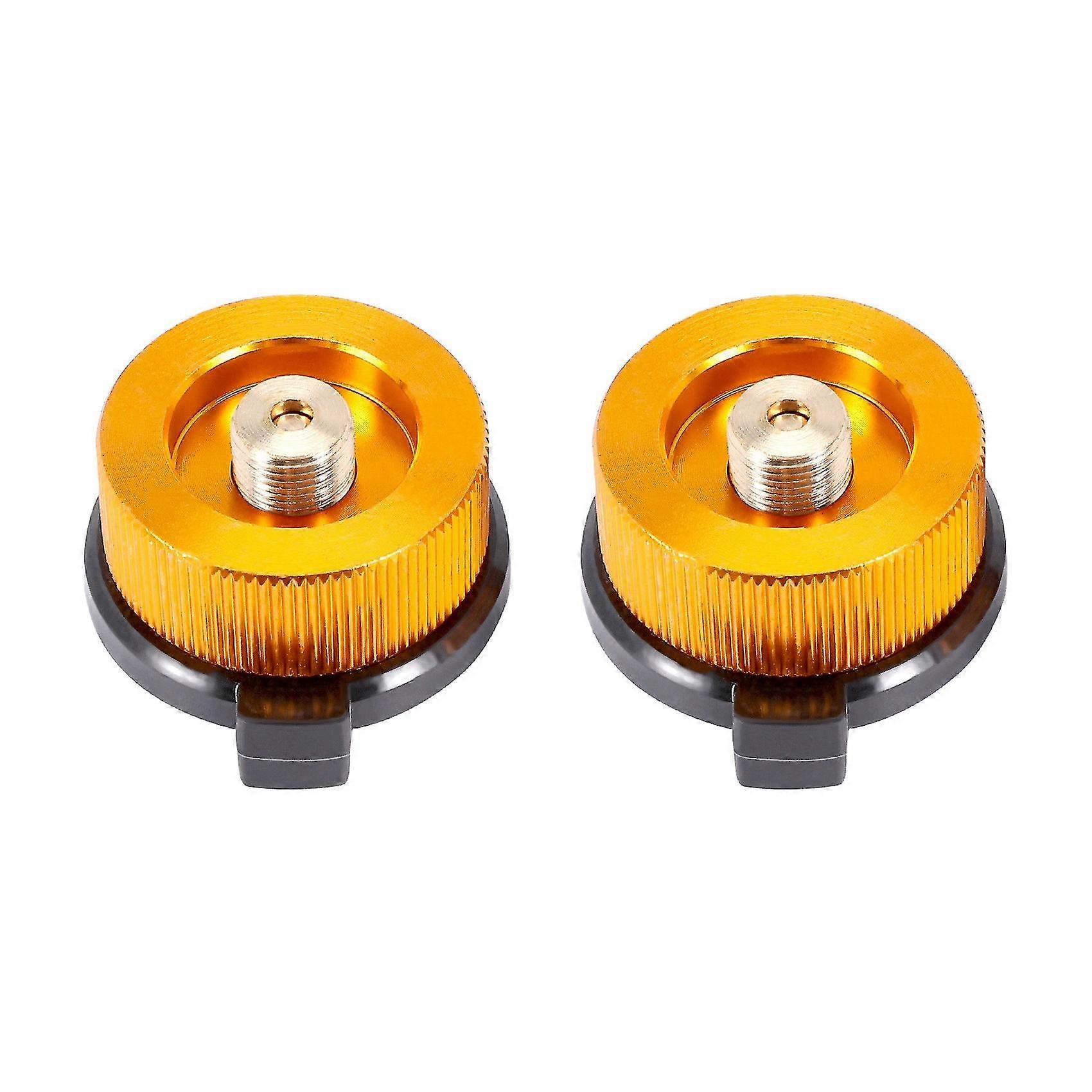 2 Stücke Outdoor Camping Gas Flasche Adapter Sicher Langlebig Gasherd Adapter Gasherd Anschluss